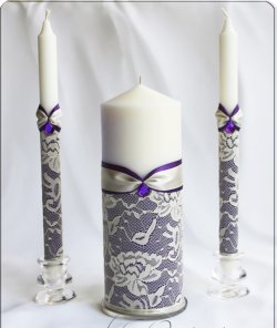 Набор свечей "Фиолет"