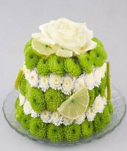 Торт із квітів "Лимонад"