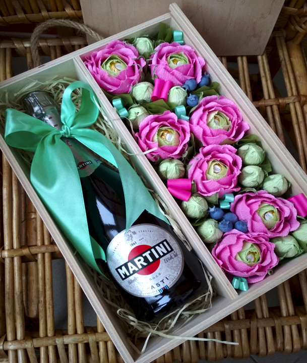 Композиція із цукерок №12