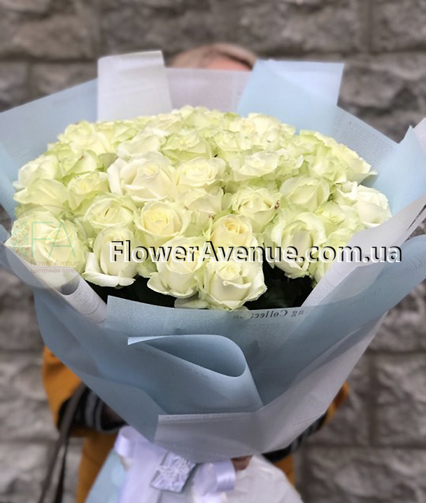 Букет из 39 белых роз №97