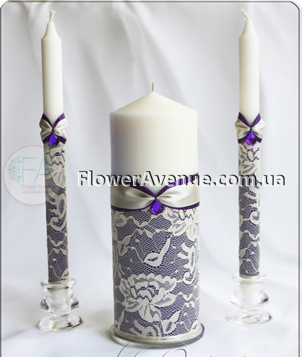 Набор свечей Фиолет